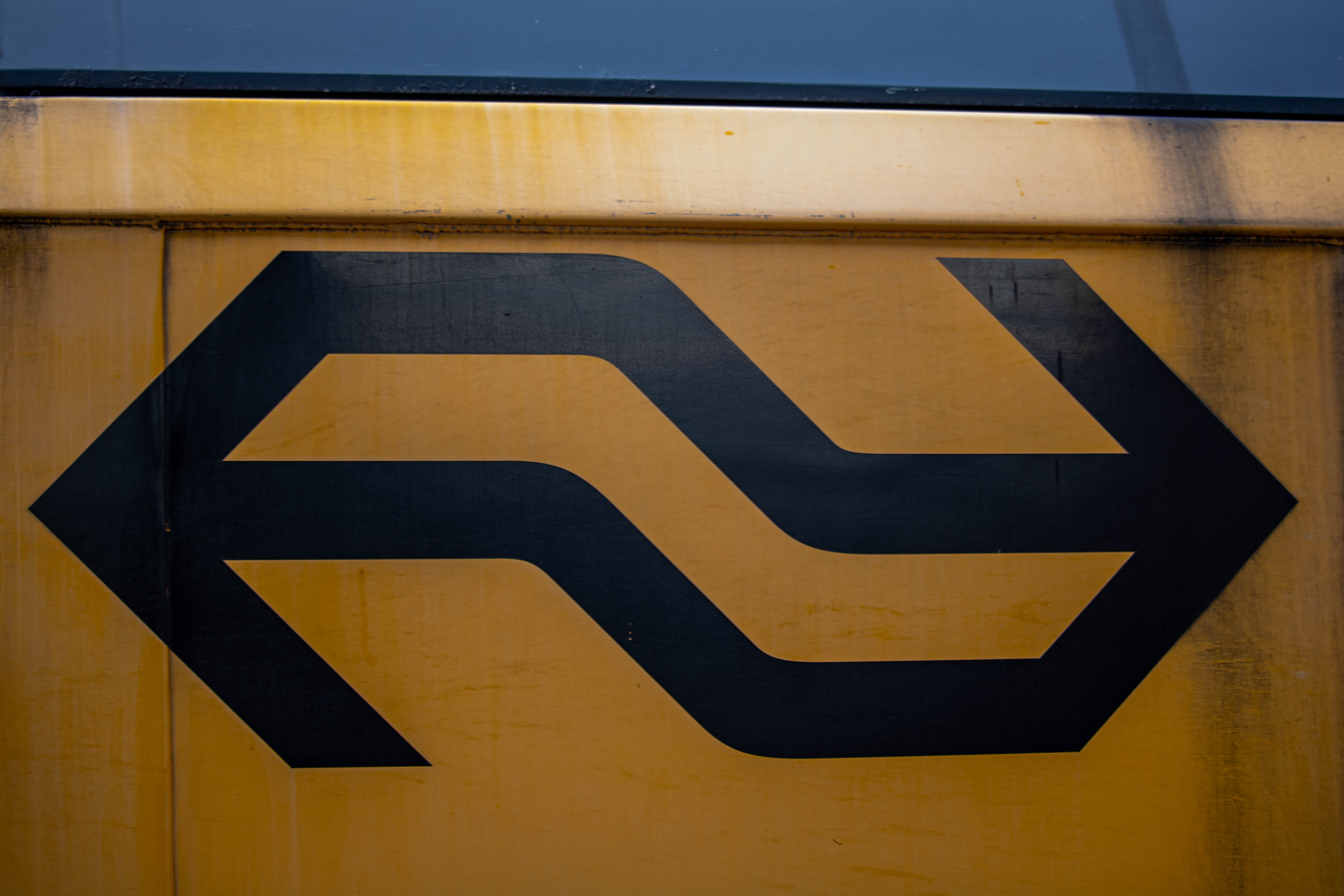 NS logo on a train